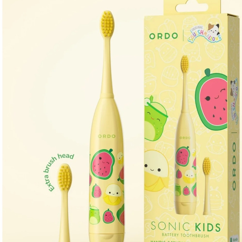 Sonic Kids Battery Toothbrush - Yellow